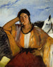 Gitan schilderij met een sigaret - Édouard Manet — weergave van het kunstwerk
