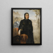 La Femme aux chiens - Édouard Manet — ingelijst kunstwerk aan de muur