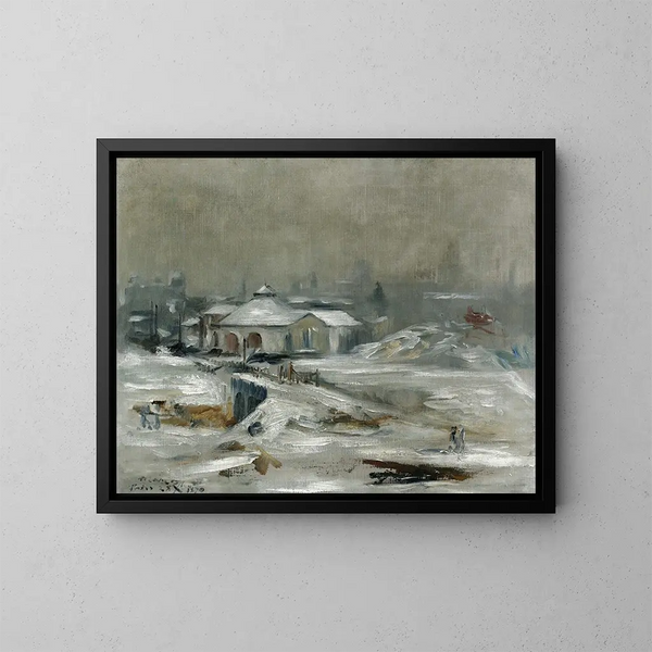 La Gare du chemin de fer de Sceaux - Édouard Manet — ingelijst kunstwerk aan de muur