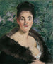 Dame in bont - Édouard Manet — weergave van het kunstwerk