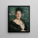 Dame in bont - Édouard Manet — ingelijst kunstwerk aan de muur