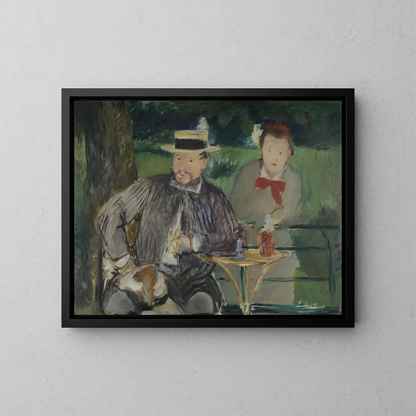 douard Manet - Portrait Dernest Hosched Et Sa Fille Marthe.webp