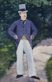 Portret van de heer Brun - Édouard Manet — weergave van het kunstwerk