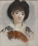 portret van de gravin Albazzi - Édouard Manet — weergave van het kunstwerk