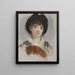 portret van de gravin Albazzi - Édouard Manet — ingelijst kunstwerk aan de muur