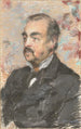 Portret van Julien de la Rochenoire - Édouard Manet — weergave van het kunstwerk