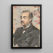 Portret van Julien de la Rochenoire - Édouard Manet — ingelijst kunstwerk aan de muur
