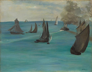 douard Manet - Sea View Calm Weather Vue de mer temps calme.webp