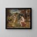 Nymphe verrast - Édouard Manet — ingelijst kunstwerk aan de muur