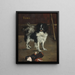 Japanse hond Tamathe - Édouard Manet — ingelijst kunstwerk aan de muur