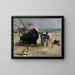 Het gezwarte boot - Édouard Manet — ingelijst kunstwerk aan de muur