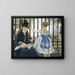 Het Spoorweg - Édouard Manet — ingelijst kunstwerk aan de muur