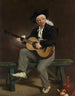 van het Spaanse zanger schilderij - Édouard Manet — weergave van het kunstwerk