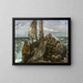 De Zeearbeiders - Édouard Manet — ingelijst kunstwerk aan de muur