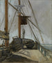 De brug van het schip - Édouard Manet — weergave van het kunstwerk