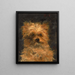 Hoofd van de hond Bob - Édouard Manet — ingelijst kunstwerk aan de muur