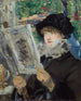 Vrouw lezend - Édouard Manet — weergave van het kunstwerk