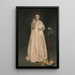 Jonge dame in 1866 - Édouard Manet — ingelijst kunstwerk aan de muur