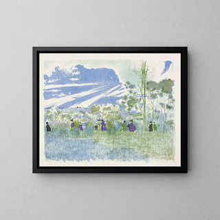 douard Vuillard - Across the Fields plate three from Landscapes and Interiors.webp