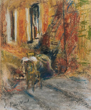 douard Vuillard - Deux figures assises sur les marches dune maison.webp