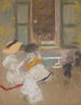Voor de paviljoens - Édouard Vuillard — weergave van het kunstwerk