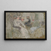 Vrouw in het wit zittend - Édouard Vuillard — ingelijst kunstwerk aan de muur