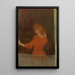 Vrouw in rood - Édouard Vuillard — ingelijst kunstwerk aan de muur