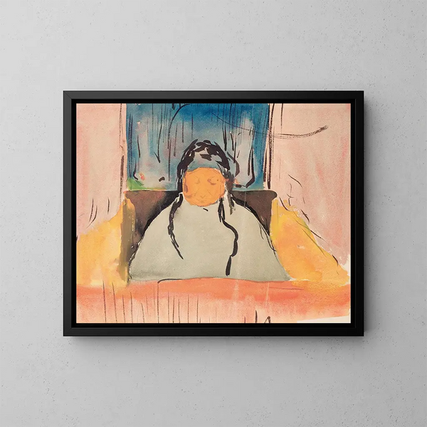 Grandmother Michaud - Édouard Vuillard — framed artwork on a wall