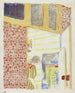Binnen schilderij met roze behang III - Édouard Vuillard — weergave van het kunstwerk