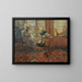 De naaister voor het raam - Édouard Vuillard — ingelijst kunstwerk aan de muur