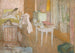 De roze kamer - Édouard Vuillard — weergave van het kunstwerk