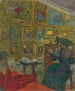 La visiteuse - Édouard Vuillard — weergave van het kunstwerk