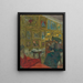 La visiteuse - Édouard Vuillard — ingelijst kunstwerk aan de muur