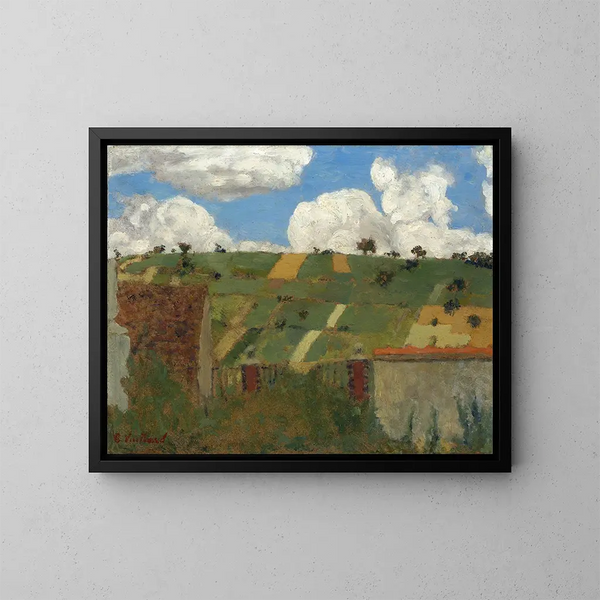 Landschap van Île-de-France - Édouard Vuillard — ingelijst kunstwerk aan de muur