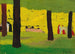 Le Banc rose - Édouard Vuillard — weergave van het kunstwerk