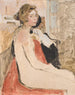 Le Modèle - Édouard Vuillard — weergave van het kunstwerk
