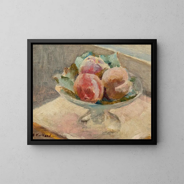 De perzikenkom - Édouard Vuillard — ingelijst kunstwerk aan de muur