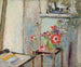 van Les Anémones sur une petite table - Édouard Vuillard — weergave van het kunstwerk
