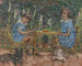 Les Enfants Bassiano - Édouard Vuillard — weergave van het kunstwerk