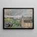 De paarse daken - Édouard Vuillard — ingelijst kunstwerk aan de muur