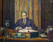 van Lucien Rosengart aan zijn werkbureau - Édouard Vuillard — weergave van het kunstwerk
