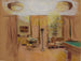 Lucy Hessel en Lulu in de grote salon in Les Clayes - Édouard Vuillard — weergave van het kunstwerk