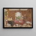 Lucy Hessel en bezoek aan Cricquebœuf - Édouard Vuillard — ingelijst kunstwerk aan de muur
