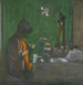 Madame Hessel in haar toiletkamer - Édouard Vuillard — weergave van het kunstwerk