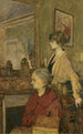 Madame Vuillard en Annette, rue de Calais - Édouard Vuillard — weergave van het kunstwerk