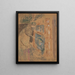 Madame Vuillard voor de open haard - Édouard Vuillard — ingelijst kunstwerk aan de muur