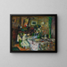 van Marcelle Aron in de eetkamer in Château Rouge - Édouard Vuillard — ingelijst kunstwerk aan de muur