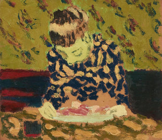 douard Vuillard - Marie penche sur son ouvrage.webp
