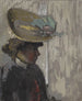 Model met grote hoed - Édouard Vuillard — weergave van het kunstwerk