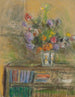 Natuurstudie met bloemenvaas - Édouard Vuillard — weergave van het kunstwerk